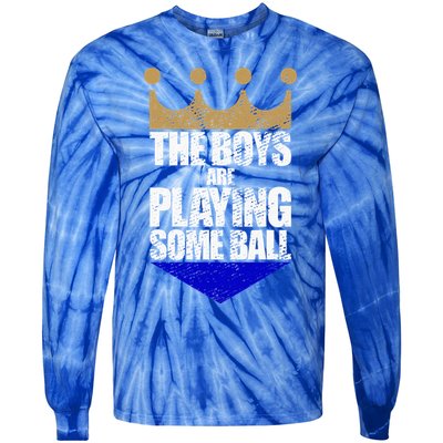 The Boy Are Playing Some Ball Tie-Dye Long Sleeve Shirt