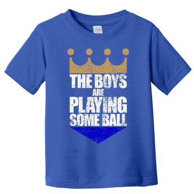The Boy Are Playing Some Ball Toddler T-Shirt
