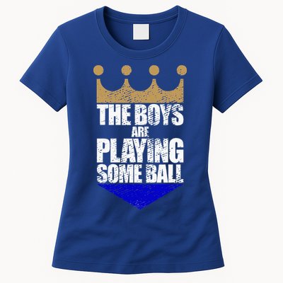 The Boy Are Playing Some Ball Womens T-Shirt