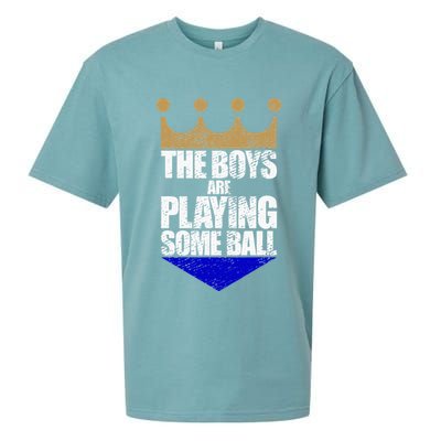 The Boy Are Playing Some Ball Sueded Cloud Jersey T-Shirt