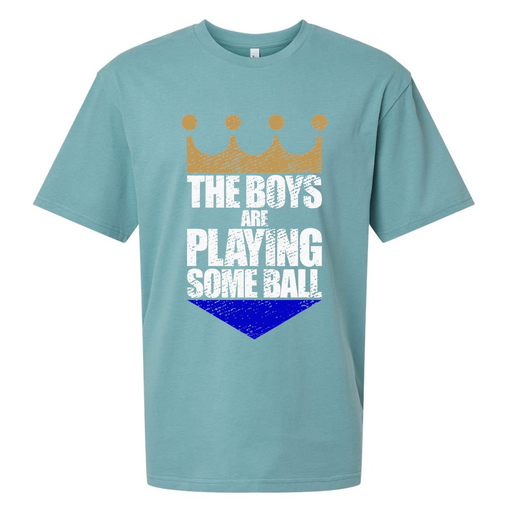 The Boy Are Playing Some Ball Sueded Cloud Jersey T-Shirt
