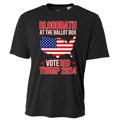 Trump Bloodbath At The Ballot Box 2024 Vote Red Cooling Performance Crew T-Shirt