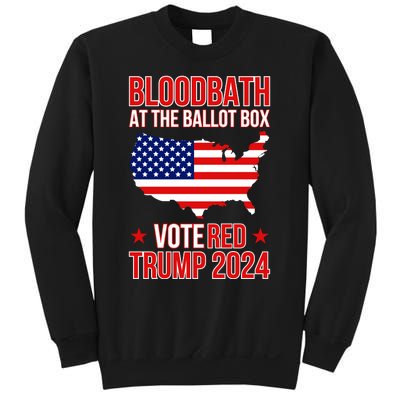 Trump Bloodbath At The Ballot Box 2024 Vote Red Sweatshirt