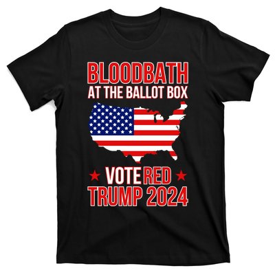 Trump Bloodbath At The Ballot Box 2024 Vote Red T-Shirt