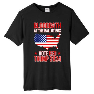 Trump Bloodbath At The Ballot Box 2024 Vote Red Tall Fusion ChromaSoft Performance T-Shirt