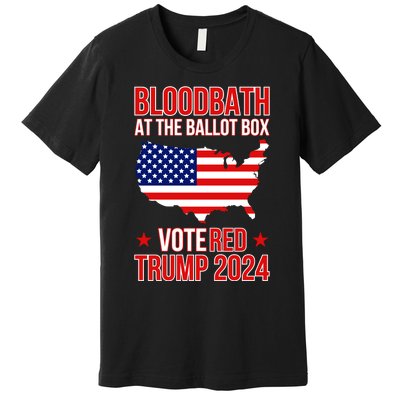 Trump Bloodbath At The Ballot Box 2024 Vote Red Premium T-Shirt