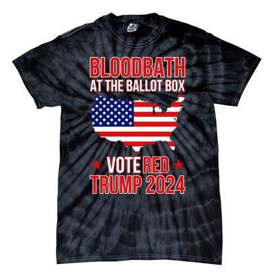 Trump Bloodbath At The Ballot Box 2024 Vote Red Tie-Dye T-Shirt