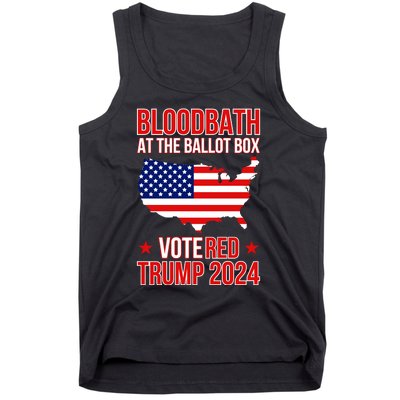 Trump Bloodbath At The Ballot Box 2024 Vote Red Tank Top