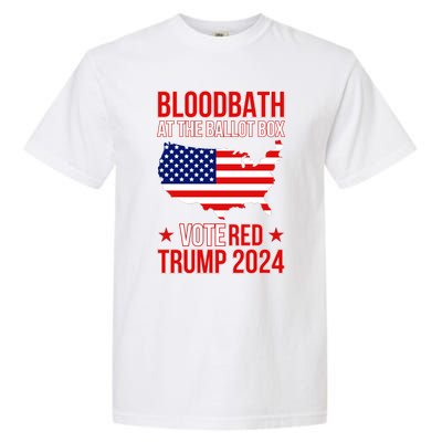 Trump Bloodbath At The Ballot Box 2024 Vote Red Garment-Dyed Heavyweight T-Shirt