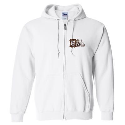 Tis But A Scratch Full Zip Hoodie
