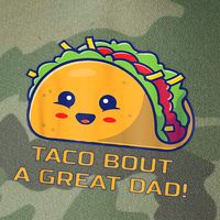 Taco Bout A Great Dad! Funny Dad Joke Legacy Tie Dye Trucker Hat