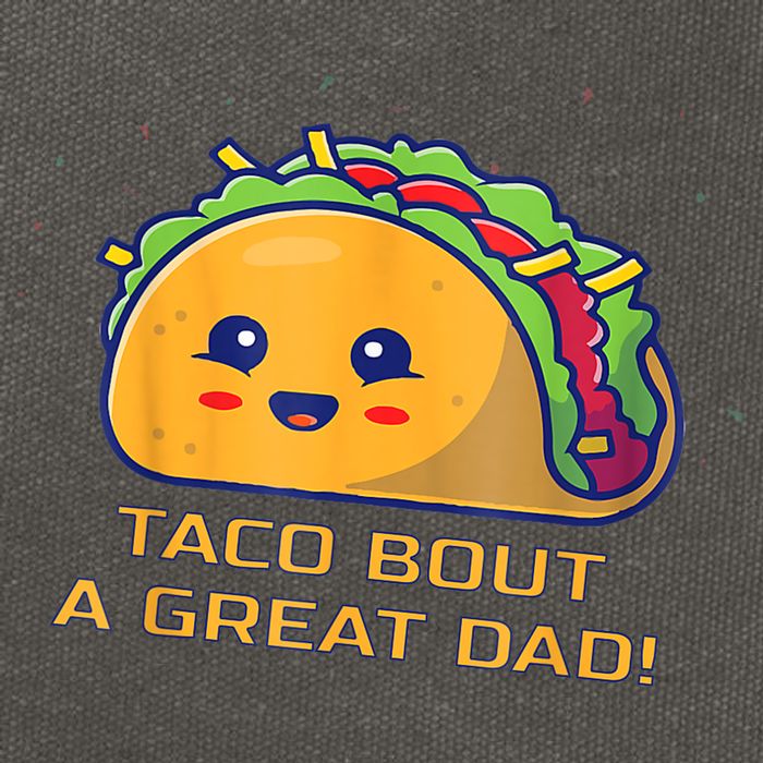Taco Bout A Great Dad! Funny Dad Joke Cotton Canvas Backpack