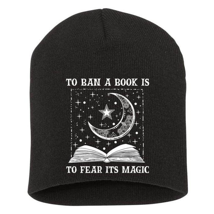 To Ban A Book Is To Fear Its Magic Short Acrylic Beanie