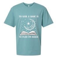 To Ban A Book Is To Fear Its Magic Sueded Cloud Jersey T-Shirt