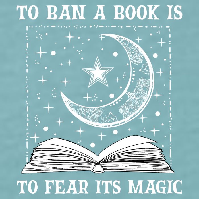 To Ban A Book Is To Fear Its Magic Sueded Cloud Jersey T-Shirt