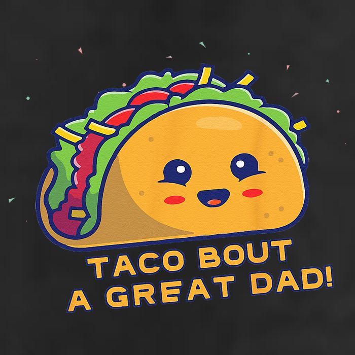 Taco Bout A Great Dad! Funny Dad Joke Golf Towel