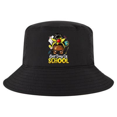 Teacher Black Afro African American Last Day Of School Cool Comfort Performance Bucket Hat