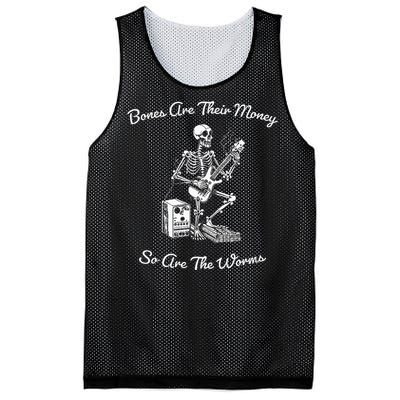 Their Bones Are Their Money I Think You Should Leave Funny Mesh Reversible Basketball Jersey Tank