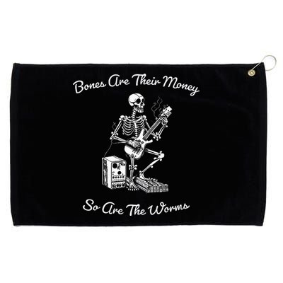 Their Bones Are Their Money I Think You Should Leave Funny Grommeted Golf Towel