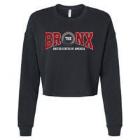 The Bronx Authentic Denim Cropped Pullover Crew