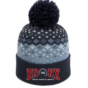 The Bronx Authentic Denim The Baniff Cuffed Pom Beanie