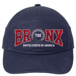 The Bronx Authentic Denim 7-Panel Snapback Hat