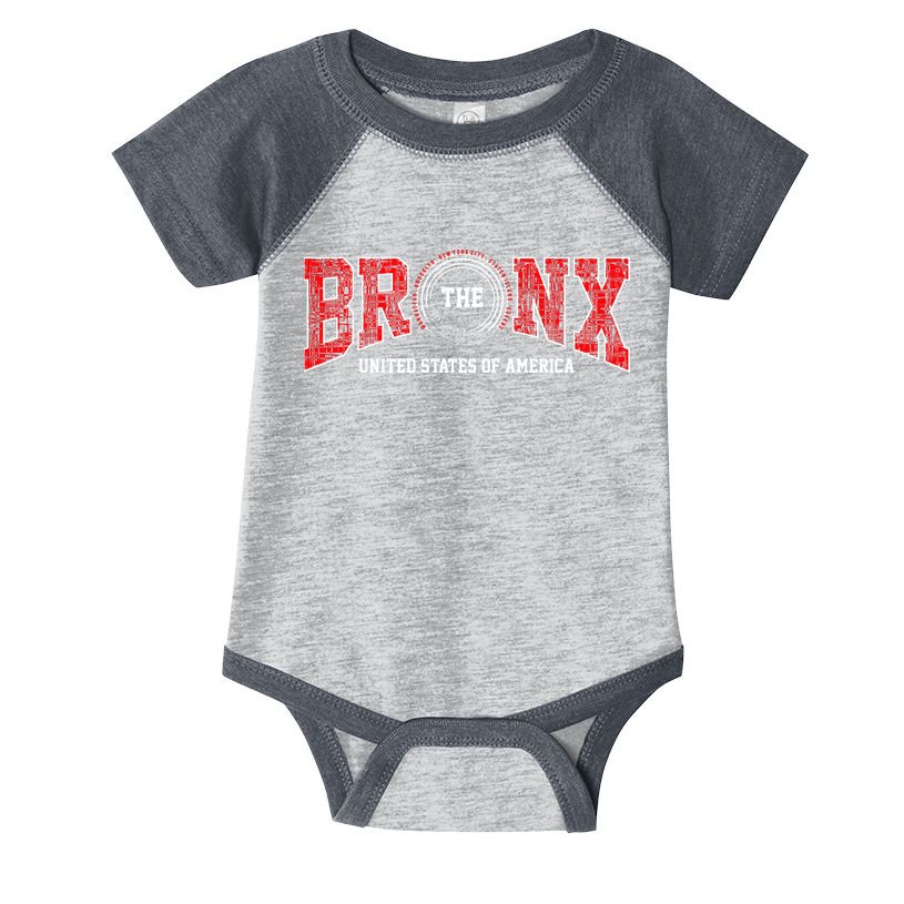 The Bronx Authentic Denim Infant Baby Jersey Bodysuit