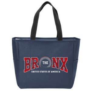 The Bronx Authentic Denim Zip Tote Bag