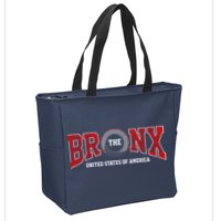 The Bronx Authentic Denim Zip Tote Bag