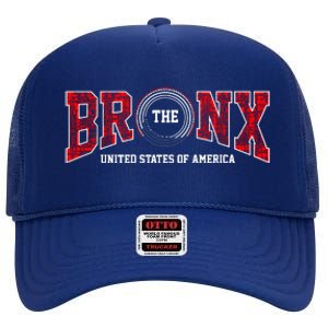 The Bronx Authentic Denim High Crown Mesh Back Trucker Hat