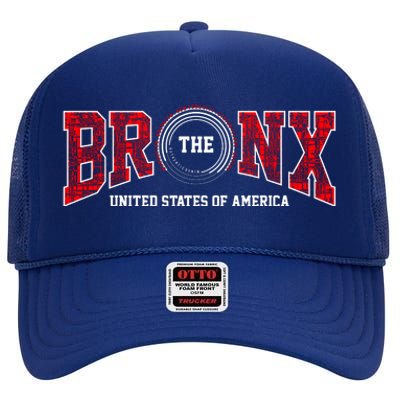 The Bronx Authentic Denim High Crown Mesh Back Trucker Hat