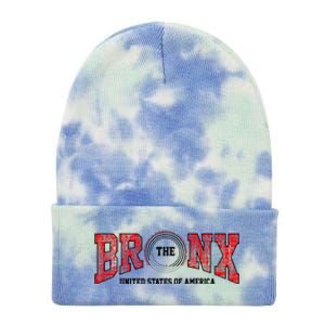 The Bronx Authentic Denim Tie Dye 12in Knit Beanie