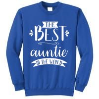 The Best Auntie In The World Best Auntie Ever Graphic Gift Sweatshirt