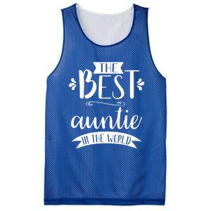 The Best Auntie In The World Best Auntie Ever Graphic Gift Mesh Reversible Basketball Jersey Tank