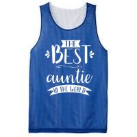 The Best Auntie In The World Best Auntie Ever Graphic Gift Mesh Reversible Basketball Jersey Tank