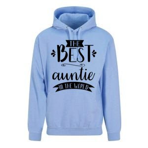 The Best Auntie In The World Best Auntie Ever Graphic Gift Unisex Surf Hoodie