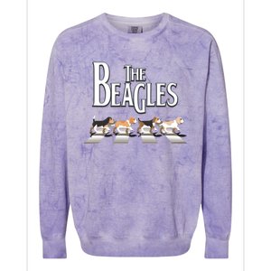 The Beagles Beagle Dog Funny For Beagle Lovers Meaningful Gift Colorblast Crewneck Sweatshirt