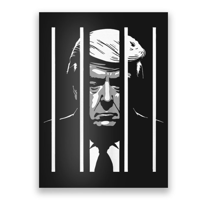 Trump Behind Bars ...Funny Anti Trump Poster