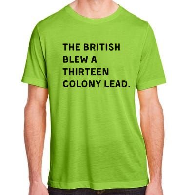 The British Blew A Thirteen Colony Lead Adult ChromaSoft Performance T-Shirt