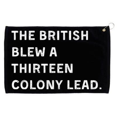 The British Blew A Thirteen Colony Lead Grommeted Golf Towel