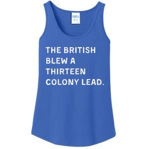 The British Blew A Thirteen Colony Lead Ladies Essential Tank