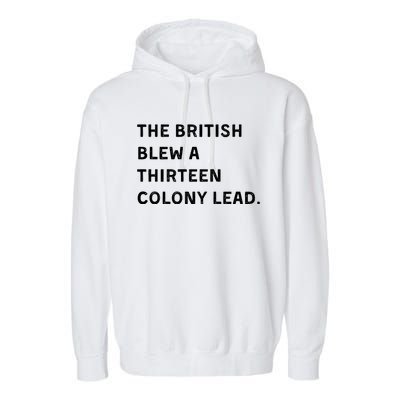 The British Blew A Thirteen Colony Lead Garment-Dyed Fleece Hoodie