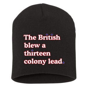 The British Blew A Thirteen Colony Lead Short Acrylic Beanie