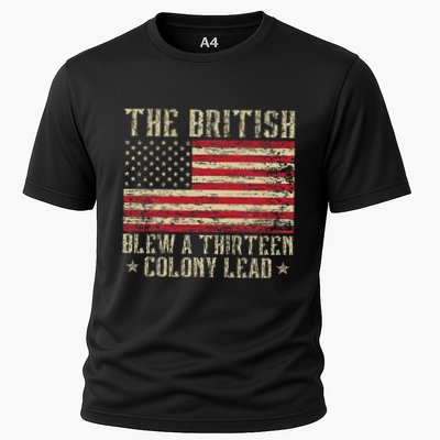The British Blew A Thirteen Colony Lead 13 1776 4th Of July Performance Shirt