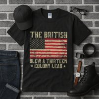 The British Blew A Thirteen Colony Lead 13 1776 4th Of July Tall T-Shirt