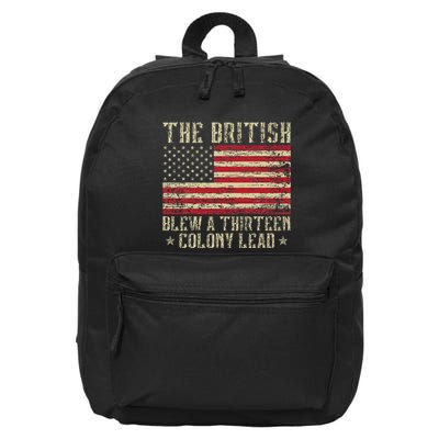 The British Blew A Thirteen Colony Lead 13 1776 4th Of July 16 in Basic Backpack