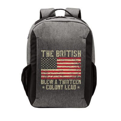The British Blew A Thirteen Colony Lead 13 1776 4th Of July Vector Backpack