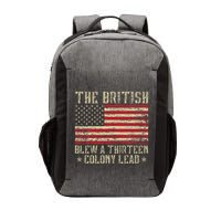 The British Blew A Thirteen Colony Lead 13 1776 4th Of July Vector Backpack