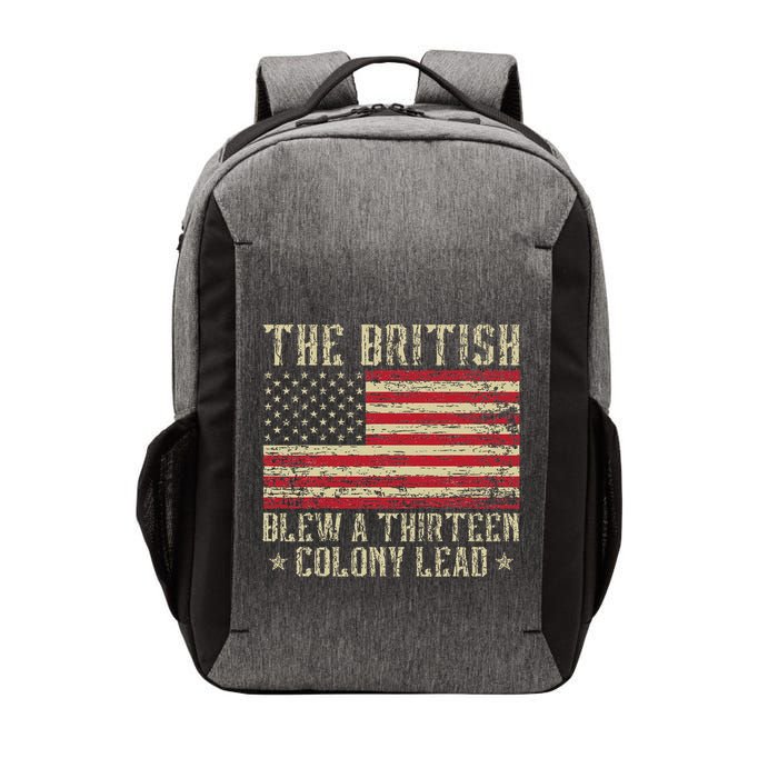 The British Blew A Thirteen Colony Lead 13 1776 4th Of July Vector Backpack
