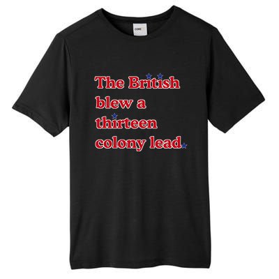 The British Blew A Thirteen Colony Lead Tall Fusion ChromaSoft Performance T-Shirt